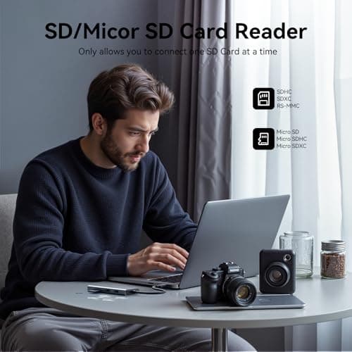 USB C Docking Station Dual Monitor HDMI Adapter for Dell HP Lenovo,Laptop Docking Station 3 Monitors USB C Hub Multiple Adapter Dongle with 2 HDMI 4K+VGA+100W PD Charger+3 USB Port+SD/TF Card Reader 6