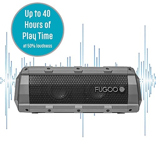 FUGOO Element | Portable Bluetooth Speaker, 360 Audio, 60W, IPX7 Rating, Up to 40 Hours Playtime | Floats on Water | Built-in Mic – Siri/Google Now 6