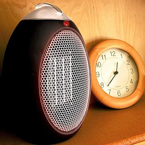 Cozy Products ESH Eco-Save Compact Personal Space Heater - 750-Watts, ETL Listed, Eco-Friendly, Energy Efficient Design, 11 x 7.5 Inches, 5 lbs.,Black 7