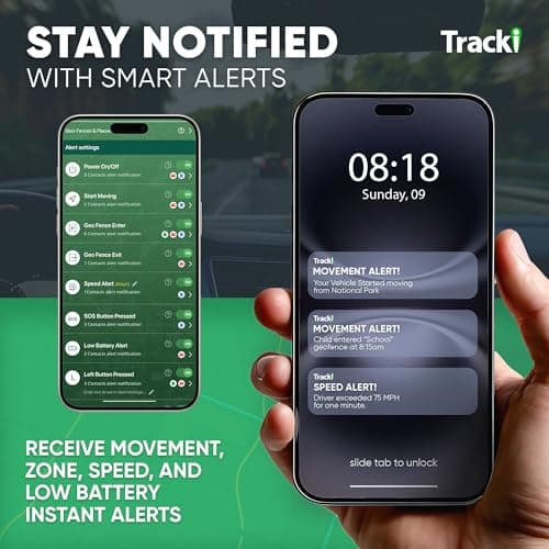 Tracki GPS Tracker for Vehicles – Real-Time 4G LTE Assets & Car Tracking Device with App, Magnetic Mount, Compact Design, Worldwide Coverage – iOS & Android (Subscription Required) 7