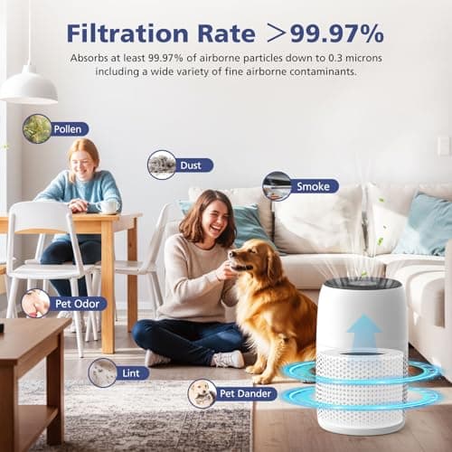 2-Pack Core Mini Filter Compatible with LEVOIT Core Mini Air Purifie-r, 3-in-1 H13 HEPA High-Efficiency Activated Carbon Pre-filter for LEVOIT Core Mini Replacement Filter 5