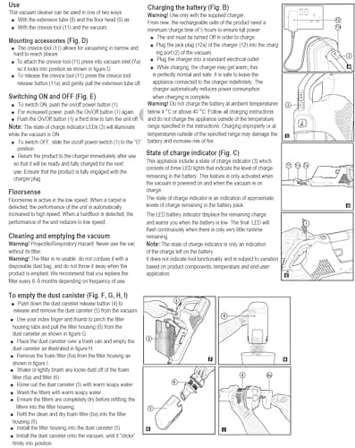 BLACK+DECKER POWERSERIES+ 20V MAX Cordless Stick Vacuum Cleaner with LED Floor Lights, Bagless, Lightweight, Cordless Vacuum Cleaners for Home, Up to 44 Minutes, Powerful Suction, Gray (BHFEA520J) 13