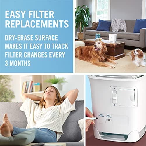 Febreze OdorGrab Replacement Air Cleaner Filter for FHT150W, 2-Pack, FRF105 5