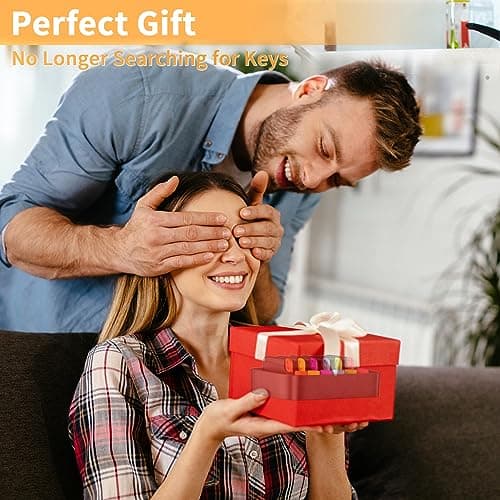 Key Finder Stick on Remote Finder Beeper 6 Pack RF Wireless TV Remote Control Finder, Key Finders Locator with Sound That Make Noise 90 dB Loud Beep Item Finder, Remote Tracker with Sound for Phone 6