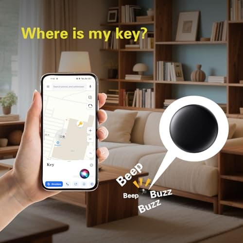 Mini GPS Tracker for Vehicles – Hidden Magnetic Car Tracker Device, Real-Time GPS Tracking for Kids, Car, Pets, No Monthly Fee, Works with Apple Find My, Vehicle Locator, No SIM Required 5
