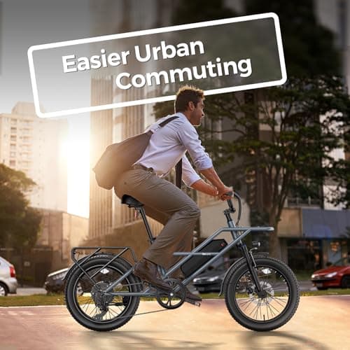 Fat Tire Electric Bike for Adults 20" Ebike 1800W Motor E Bike 28 MPH Electric Bicycle 90 Miles Long Range 7 Speed Commuter Ebikes with 48V Removable Battery Front Fork Suspension (White) 9