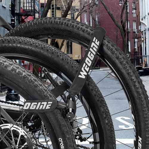 Bike Chain Lock, Heavy Duty Anti-Theft Bicycle Chain Lock, 2.72 Ft Security Bike Locks with 3 Keys, Waterproof Lock Chain for Bike, Bicycle, Scooter, Motorcycle, Door, Gate, Fence 7