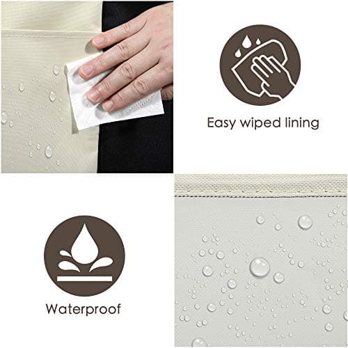 Laundry Basket with Wheels, 240l Laundry Hamper with 3 Section Laundry Bag for Dirty Clothes, Dorm Room Essentials, Towel Organization & Toys Storage Laundry Cart in Laundry Room Organization 6