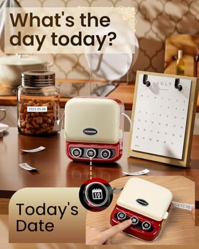 Phomemo P15 Ribbon Label Printer, Custom Text/Icon Mini Bluetooth Portable Label Maker Machine with Tape for Gift, Christmas Decorations, Cloth Tags, DIY Crafts, Wedding Bouquets, Party Favors 7
