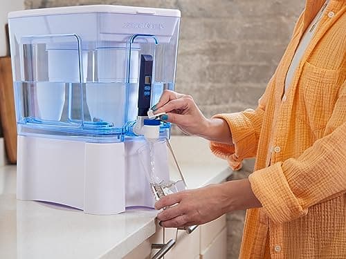 ZeroWater 52-Cup Ready-Read 5-Stage Water Filter Pitcher Dispenser with Five Stage 0 TDS Zero Water Filter – IAPMO Certified to Reduce Metals, Chlorine, Lead, Chromium, and Forever Chemicals PFOA/PFOS 8