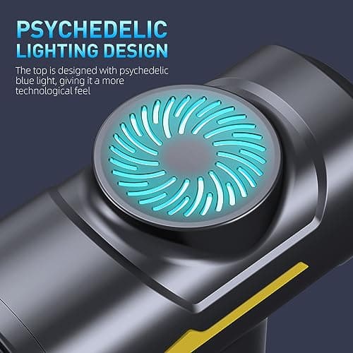 SORUDEL Massage Gun,Massage Gun Deep Tissue for Pain Relief with 7 Massage Heads & 6 Speeds and Carrying Case (Grey) 5