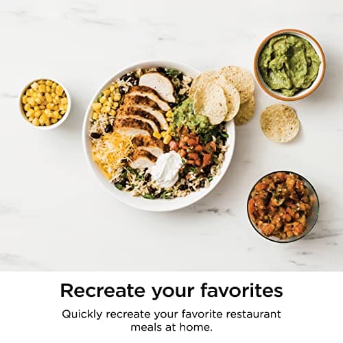 Rapid Cooker Air Fryer 6-qt. Capacity 10-in-1 Functionality Meal Maker Sea Salt Gray Grey Stainless Steel 10