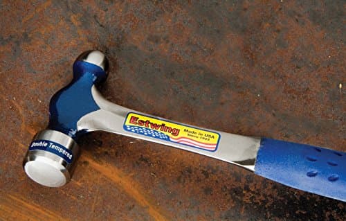 ESTWING Ball Peen Hammer - 24 oz USA Made Metalworking Tool with Forged Steel Construction & Shock Reduction Grip - E3-24BP 6