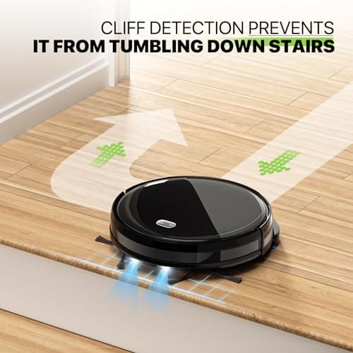 Magshion Robot Vacuum Cleaner, 2800Pa Strong Suction, App Control, 120 Mins Runtime, Self-Charging, 2 in 1 Mopping Robot Vacuum with Watertank and Dustbin, for Low Carpet Pet Hair Hard Floors 11
