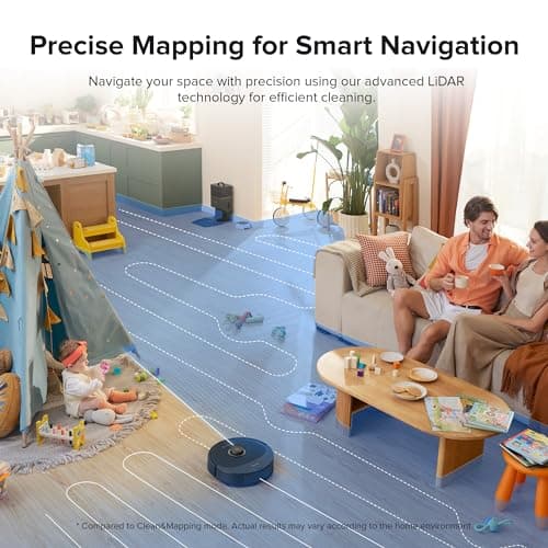 roborock Q8 Max+ Robot Vacuum and Mop, Self-Emptying, Hands-Free Cleaning for up to 7 Weeks, Reactive Tech Obstacle Avoidance, 5500 Pa Suction, DuoRoller Brush, APP-Controlled Mopping, Black 7