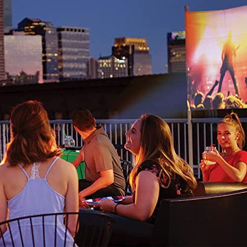 Miroir M220 HD Pro Portable 720p Projector – Auto Focus & Keystone, USB-C Video & Charging, HDMI Input, Built-in Battery, 100" Display, Compact & Travel-Friendly 8