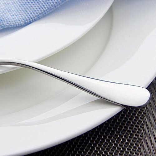 AOOSY Serving Spoons x 3, Slotted Spoons x 3, 8.7 inches Utility Advanced Performance Skimmer Perforated, Stainless Steel Serving Utensils Set for Buffet Can Banquet Cooking Kitchen Basics 9