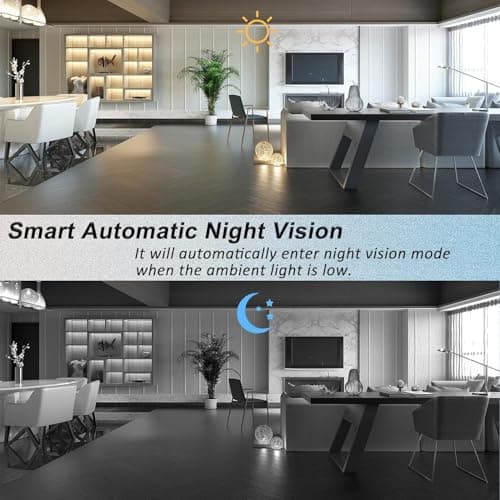 Wireless WiFi Security 4K Camera Home Mini Smart Indoor Camera Small Outdoor Portable Cameras Tiny House Nanny Pet Dog Cam Battery Life Powered Body Camera 148 Wide Angle Night Vision Motion Detection 5