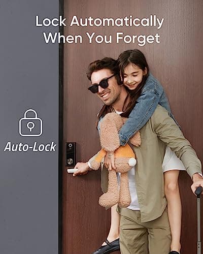 eufy Security Smart Lock S230, Keyless Fingerprint Lock for Front Door, Easy Installation, Built-in Wi-Fi, Reliable App for Remote Access, One-Year Battery Life, BHMA Certified, IP65 Weatherproof 4