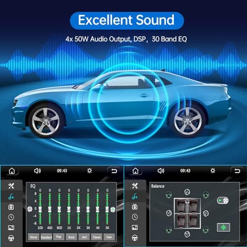 7 Inch Double Din Car Stereo for Wireless Carplay&Android Auto with Voice Control,Car Radio with HD Touch Screen Bluetooth5.2, AM/FM/Mirror Link/Backup Camera/SWC/AUX/MIC/DSP 7