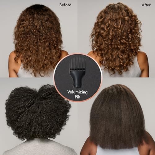 ion Luxe 8In1 Airstyler Pro, Interchangeable Hair Dryer & Curler for All Hair Types 6