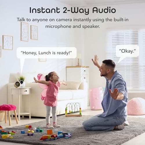 Geeni Smart Wi-Fi Security Camera with Night Vision: 1080p HD Indoor Surveillance, Motion Detection, Two-Way Audio & Alexa Compatible 5