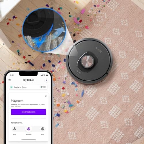 Shark RV2320S Matrix Self-Emptying Robot Vacuum with Bagless 30 Day Capacity Base, Self-Cleaning Brushroll, Precision Home Mapping and Extended Runtime, Wi-Fi, Perfect for pet Hair, Black (Renewed) 7