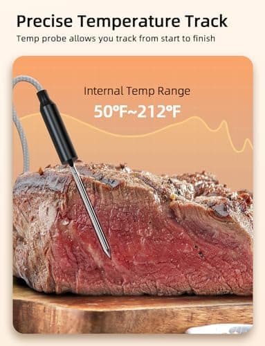 Nuwave Duet Electric Pressure Cooker & Air Fryer Combo, 450 IN 1 Slow Cooker & Grill with Integrated Digital Temp Probe, 6qt SS Pot, Adjustable High/Low Pressure, Built-in Sure-Lock Safety Tech 6