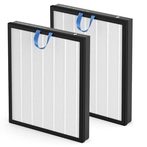 Vital 200S Replacement Filter Compatible with LEVOIT Vital 200S and Vital 200S-P Air Purifier, HEPA and High-Efficiency Activated Carbon Vital 200S-P Filter, Vital 200S-RF, LRF-V201-WUS, 2 Pack, White