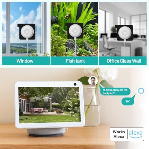 Volmees 2K Window Camera, 5G & 2.4GHz WiFi Indoor Dome Camera for Home Security with Full Color Night Vision, Human/Motion Detection, Real-Time Alerts, 2-Way Audio, Alexa, 24/7 Recording, Easy Install 7