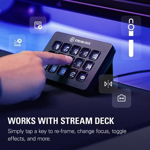 Elgato Facecam Pro, True 4K60 Ultra HD Webcam for Live Streaming, Gaming, Video Calls, Sony Sensor, Advanced Light Correction, DSLR Style Control, Wide Angle, works with OBS, Teams, Zoom, PC/Mac 8