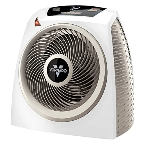 Vornado AVH10 Space Heater for Home, Fan Only Option, Digital Display with Adjustable Thermostat, Advanced Safety Features, Auto Climate Control, Whole Room Electric Heater for Indoors