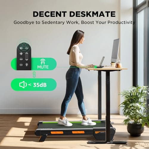 Walking Pad Treadmill with Incline, Full Deck, Auto Incline 12%-20%, 400/350lbs Capacity, Vitalwalk Compact Under Desk Treadmills for Home Office, 3.0HP Brushless, Vertical Store, Apollo 11 Elite 6