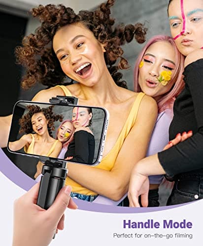 Anozer Mini Tripod with Universal Phone Holder & Cold Shoe, Lightweight Phone Stand & Camera Tripod, Compatible with iPhone 14 Pro Max/14 Pro, GoPro, Webcam, Mini Projector 6