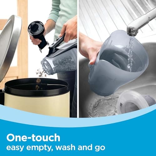 BLACK+DECKER dustbuster 20V Hand Vacuum Cordless Rechargeable, Car Vacuum Portable, Powerful Suction AdvancedClean Hand Vac with Extendible Crevice Tool, Flip-Up Brush and Charging Base (BDH2000L) 6