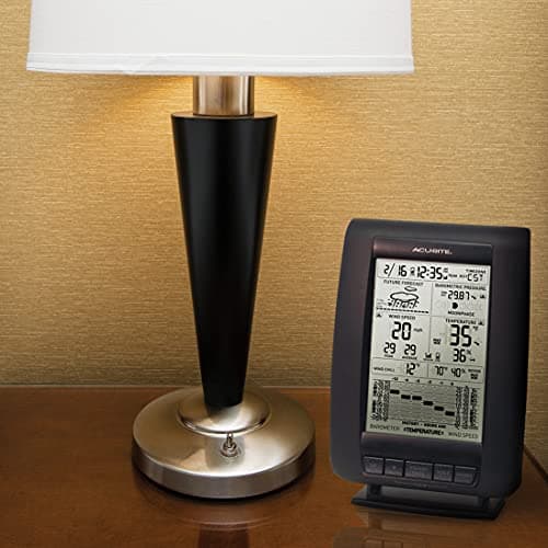 AcuRite 00634A3 Wireless Weather Station with Wind Sensor, Black 3
