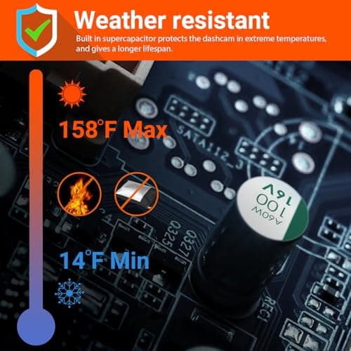 VANTRUE N4 3 Channel Dash Cam, 4K+1080P Dual Channel, 1440P+1440P+1080P Front Inside Rear Three Way Triple Car Dash Camera, IR Night Vision, Capacitor, 24 Hours Parking Mode, Support 256GB Max 8