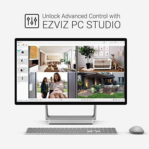 EZVIZ Indoor Security Camera 1080P WiFi Baby Monitor, Smart Motion Detection, Two-Way audio, 40ft Night Vision, Works with Alexa & Google Assistant(C1C) 8