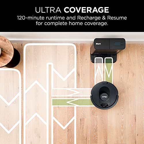 Shark AV2501S AI Ultra Robot Vacuum, with Matrix Clean, Home Mapping, 30-Day Capacity HEPA Bagless Self Empty Base, Perfect for Pet Hair, Wifi, Dark Grey 11