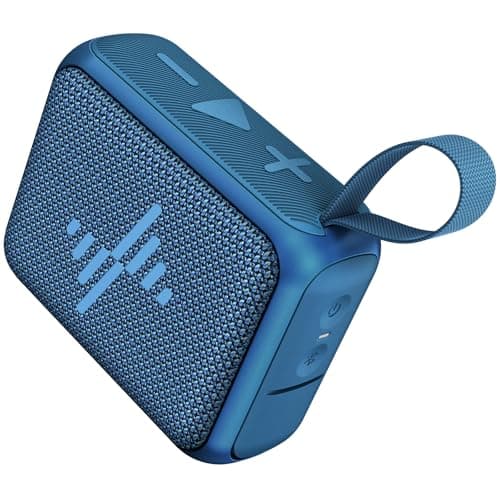 Portable Bluetooth Speaker, IPX7 Waterproof Shower Speakers with Clip, TWS Stereo Sound, Small Wireless Speaker for Kayak, Shower, Paddle, Beach, Biking, Gifts