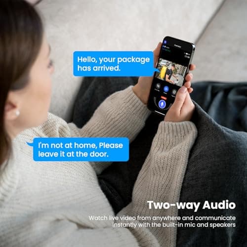 BotMelt 1080P Outdoor Security Camera Wireless, AI Human Detection, Live View, 2.4G WiFi, Home Security System, Instant Alerts, 2-Way Talk, Cloud Storage, Battery Powered 5