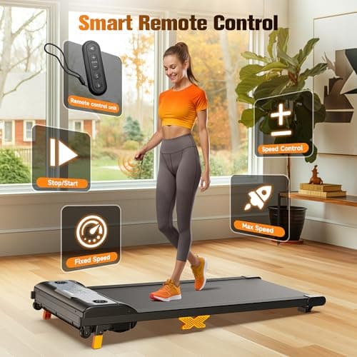 Walking Pad, Under Desk Treadmill, 3 in 1 Portable Small Exercise Walking Treadmill for Home Office 8