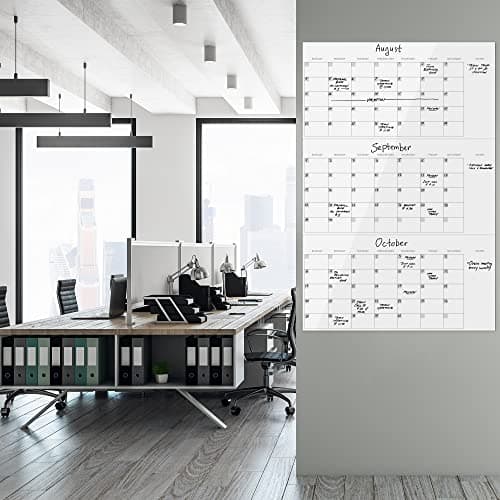 3 Month Dry Erase Wall Calendar for Easy Planning – Erasable 30" x 45" Calendar for White Boards - A Great Planner and Visual Organizer For Your Home or Office Wall 5