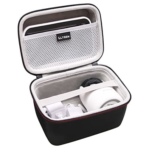L LTGEM Baby Monitor Travel Case for ANMEATE/Infant Optics DXR-8 PRO/UKSUP/bonoch Baby Monitor - Hard Protective Carrying Storage Bag