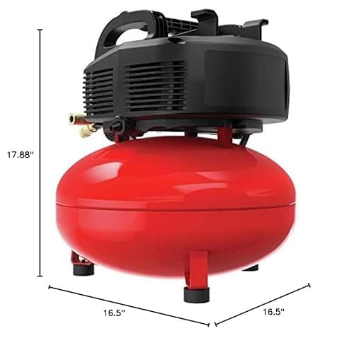 CRAFTSMAN Air Compressor, 6 Gallon, Pancake, Oil-Free with 13 Piece Accessory Kit (CMEC6150K) 10