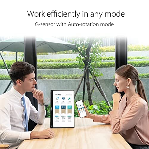 ASUS ZenScreen 15.6” 1080P Wireless Portable Monitor (MB16AWP) - FHD, IPS, Built-in Battery, Eye Care, USB Type-C, Tripod Mountable, Supports iOS, Android, Win11, Mini HDMI, 3-Year Warranty 4