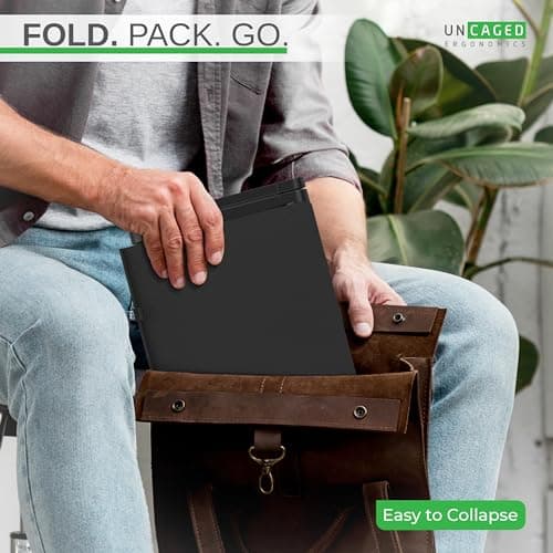 Uncaged Ergonomics WorkEZ Adjustable Computer Keyboard Stand for Desk, Keyboard & Mouse Riser, Ergonomic Portable Stand for Desktop, Computer Keypad Riser for Desk 7