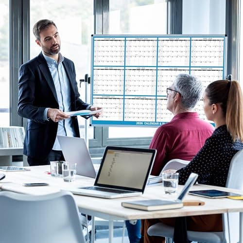 2026 Yearly Wall Calendar - Large Dry Erase Calendar for Wall, 23" x 35", January - December, 12 Months Folded Yearly Calendars 2026 6