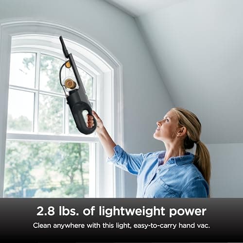 Shark UltraCyclone Pet Pro Plus Cordless Hand Vacuum, Powerful Suction, Handheld Vacuum for Car & Home, Pet Power Brush, Crevice Tool, Scrubbing Brush, XL Dust Cup, Black, CH951 8