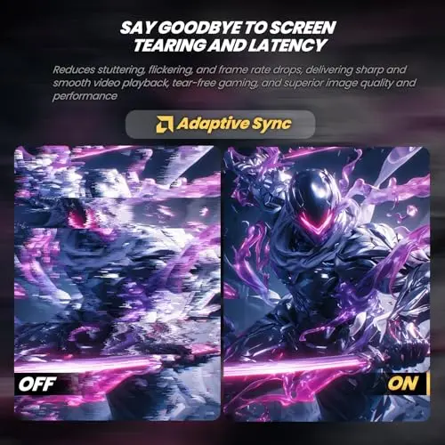 CRUA 30-inch Gaming Monitor 200HZ, 21:9 WFHD(2560X1080P) Ultrawide Computer Monitor, IPS Screen,120% sRGB, PIP/PBP, HDMI 2.0 & Displayport 1.4,Support FreeSync,Wall Mountable/Tilt Adjustable- Black 6